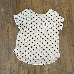 LOFT challis print tunic